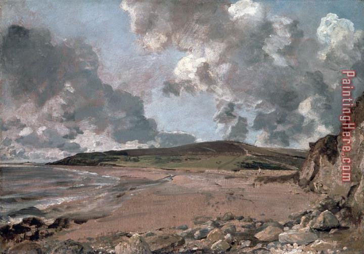 John Constable Weymouth Bay with Jordan Hill